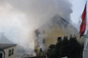 Haus komplett ausgebrannt Leverkusen P51